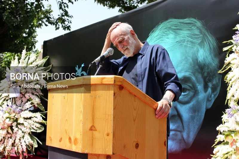 The funeral ceremony of Ahmadreza Ahmadi