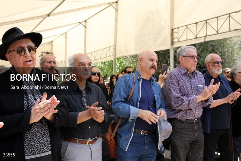 The funeral ceremony of Ahmadreza Ahmadi
