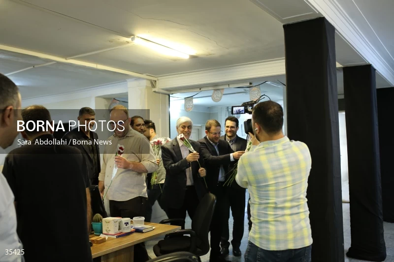 Visit of the Minister of Sports and Youth to the Borna News Agency