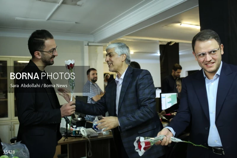 Visit of the Minister of Sports and Youth to the Borna News Agency