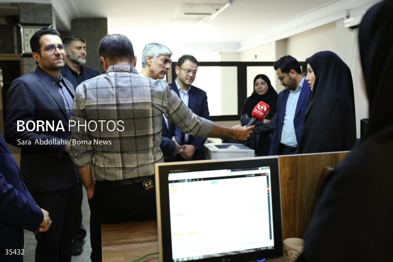 Visit of the Minister of Sports and Youth to the Borna News Agency
