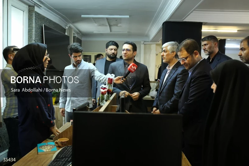 Visit of the Minister of Sports and Youth to the Borna News Agency