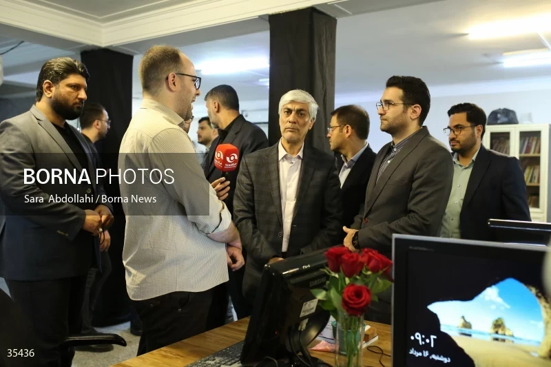 Visit of the Minister of Sports and Youth to the Borna News Agency