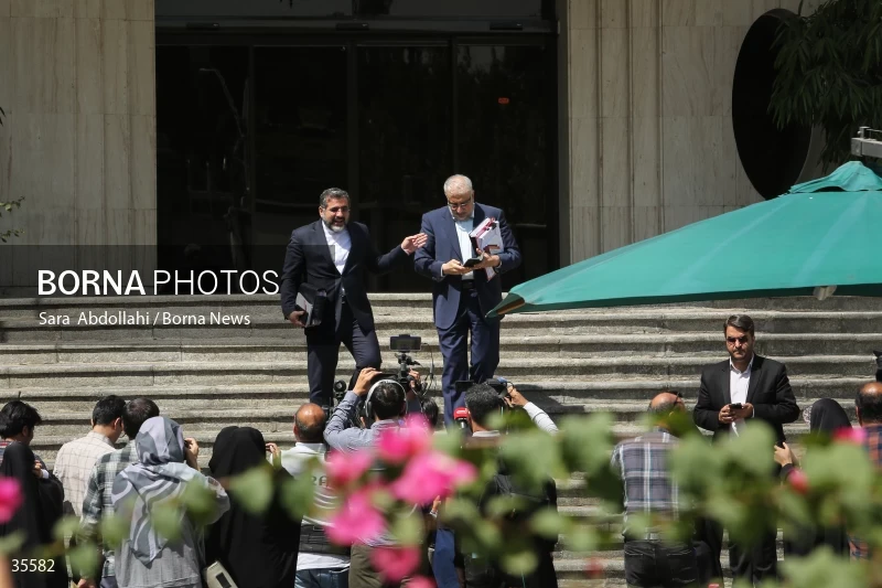 On the sidelines of the Cabinet meeting