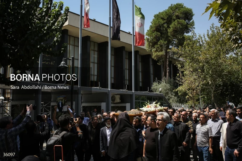 The funeral of Mohammad Esmaili