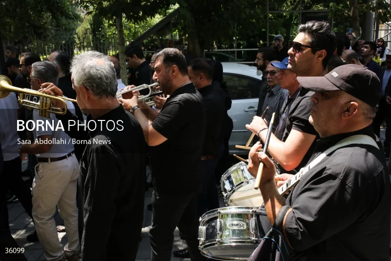 The funeral of Mohammad Esmaili