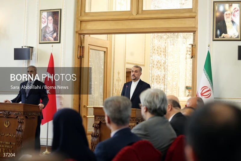 The meeting of the Foreign Ministers of Iran and Turkey