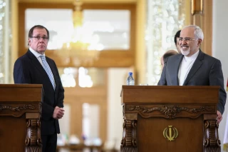 دیدار محمدجواد ظریف و مورای مککالی