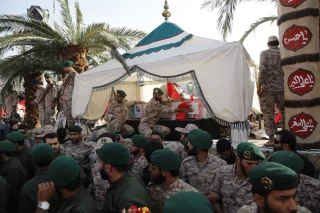 مراسم تشییع شهید محسن حججی در تهران