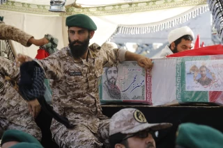 مراسم تشییع شهید محسن حججی در تهران