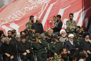مراسم تشییع شهید محسن حججی در تهران