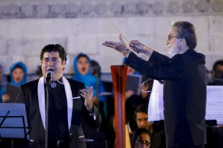 کنسرت ارکستر سمفونیک تهران در میدان تاریخی مشق