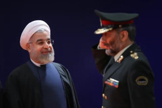 رئیس جمهور روحانی و فرماندهان پلیس