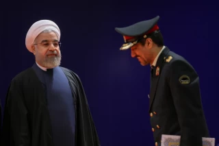 رئیس جمهور روحانی و فرماندهان پلیس