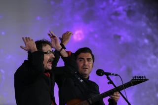کنسرت شهرام و حافظ ناظری در برج میلاد
