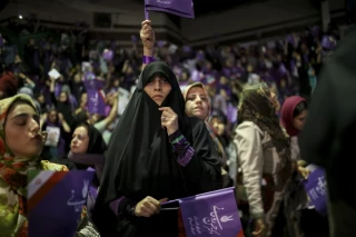 گردهمایی انتخاباتی حمایت از حسن روحانی