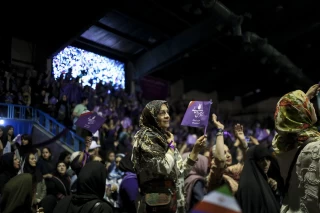 گردهمایی انتخاباتی حمایت از حسن روحانی