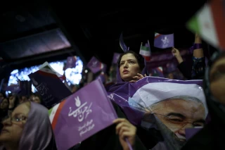 گردهمایی انتخاباتی حمایت از حسن روحانی