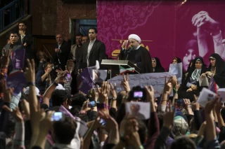 گردهمایی انتخاباتی حمایت از حسن روحانی