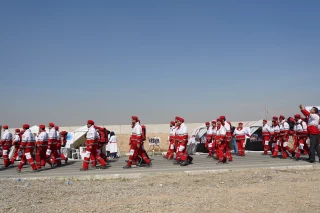 مانور طرح ملی خدمات نوروزی هلال احمر