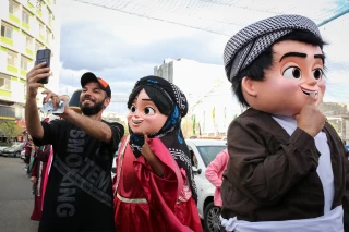 Nowruz celebration by Tehran Municipality in Valiasr square