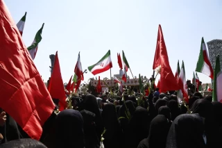 مراسم تشییع پیکر شهدای مدافع حرم «میلاد حیدری» و «مقداد مهقانی جعفرآبادی»