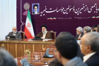 نشست رئیس جمهور باجمعی از خیرین و مسئولین موسسات خیریه
