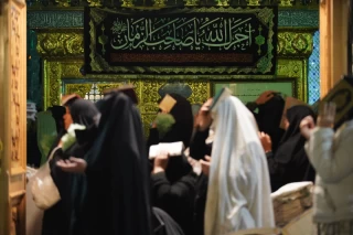 مراسم احیای شب بیست و سوم رمضان 1402 در امامزاده پنج تن لویزان