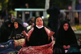 مراسم احیای شب بیست و سوم رمضان 1402 در میدان فلسطین تهران