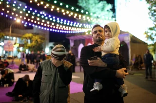 مراسم احیای شب بیست و سوم رمضان 1402 در میدان فلسطین تهران
