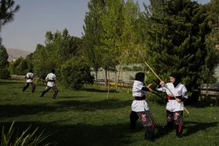 زنان ورزشکار رزم پهلوانی باستانی ایرانی (پرثوآ)