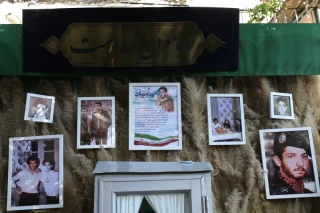 مراسم تشییع پیکر شهید جانی بت اوشانا