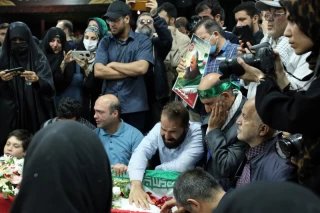 مراسم تشییع پیکر شهید جانی بت اوشانا