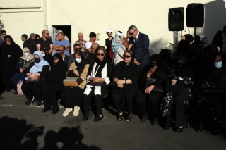 مراسم تشییع پیکر شهید جانی بت اوشانا