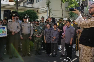 مراسم تشییع پیکر شهید جانی بت اوشانا