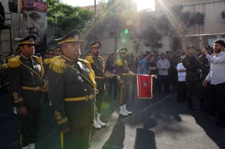 مراسم تشییع پیکر شهید جانی بت اوشانا