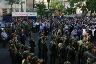 مراسم تشییع پیکر شهید جانی بت اوشانا