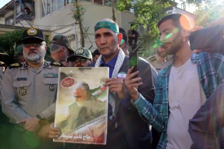 مراسم تشییع پیکر شهید جانی بت اوشانا