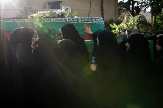 مراسم تشییع پیکر شهید جانی بت اوشانا