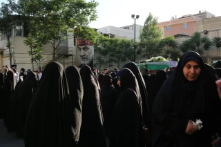 مراسم تشییع پیکر شهید جانی بت اوشانا