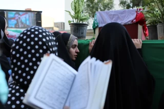 مراسم تشییع پیکر شهید جانی بت اوشانا