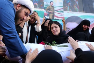 مراسم تشییع پیکر شهید جانی بت اوشانا