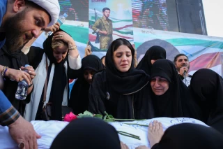 مراسم تشییع پیکر شهید جانی بت اوشانا