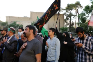 مراسم تشییع پیکر شهید جانی بت اوشانا