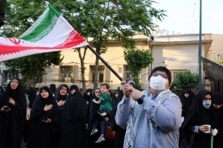 مراسم تشییع پیکر شهید جانی بت اوشانا