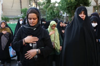 مراسم تشییع پیکر شهید جانی بت اوشانا