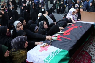 مراسم تشییع پیکر شهید جانی بت اوشانا