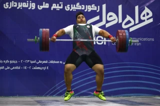 رکوردگیری تیم ملی وزنه برداری