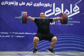 رکوردگیری تیم ملی وزنه برداری