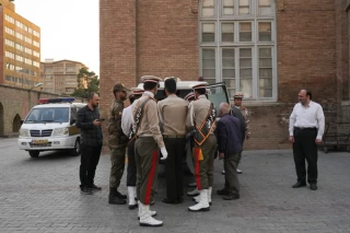 مراسم تشییع پیکر شهید جانی بت اوشانا